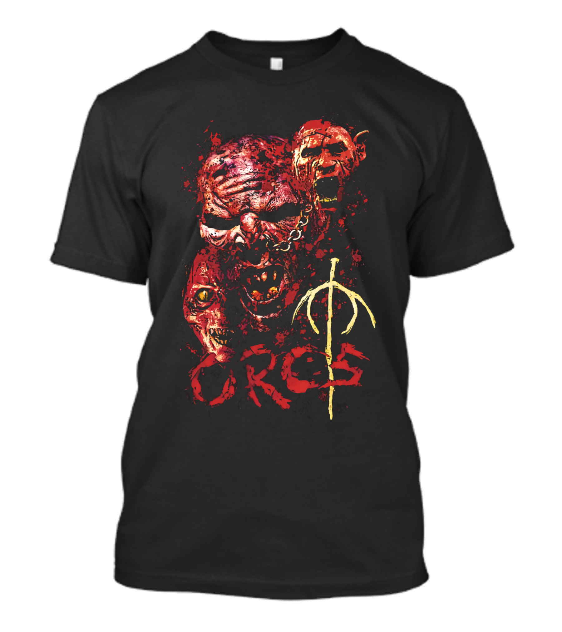 The Lord Of The Rings Movie Orcs Blood-Red Trio With Sauron's Evil T-Shirt
