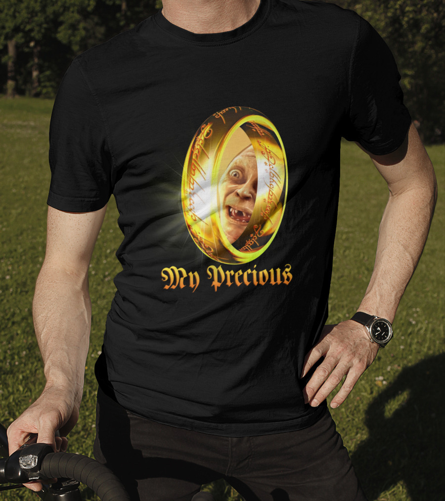 Lord Of The Rings My Precious Ring Gollum Reflection T-Shirt