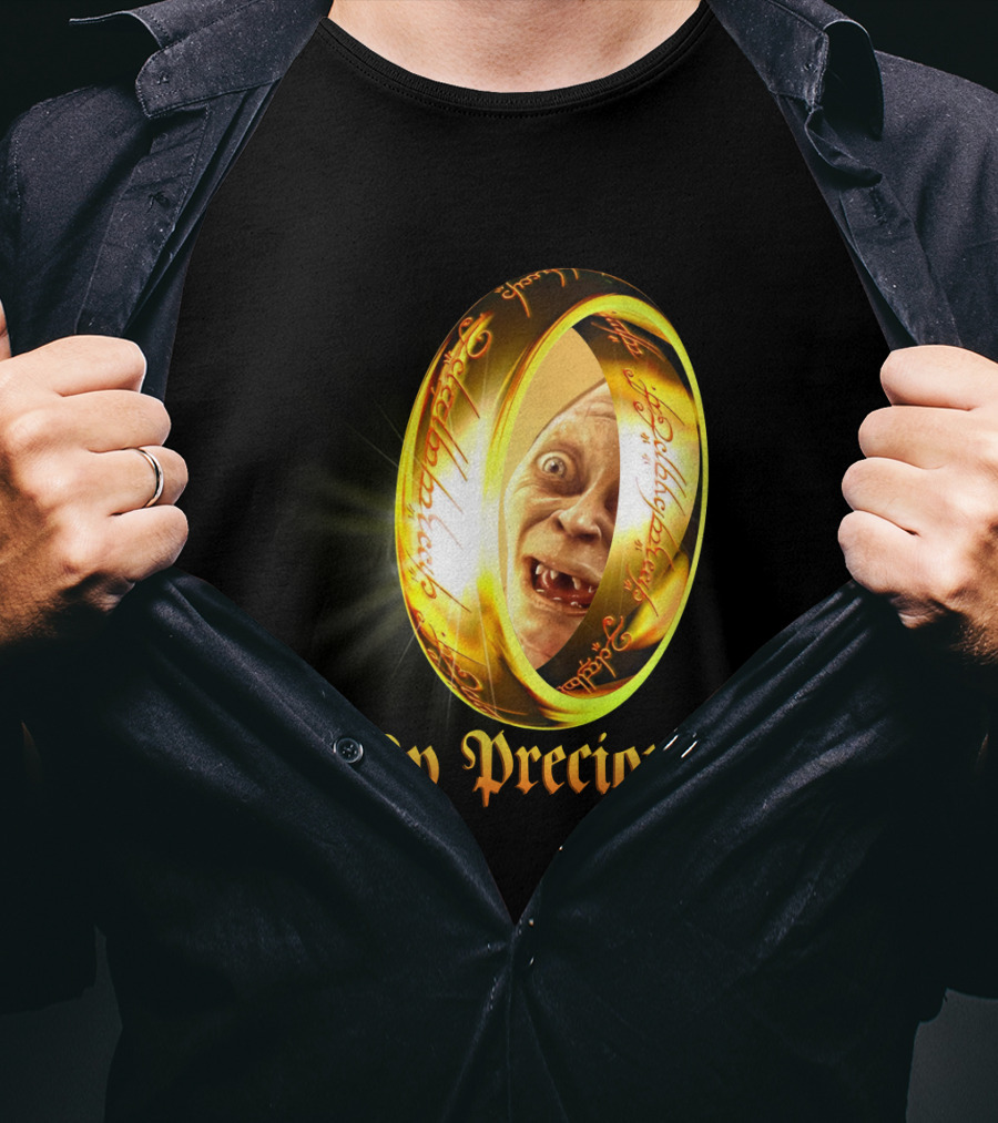 Lord Of The Rings My Precious Ring Gollum Reflection T-Shirt