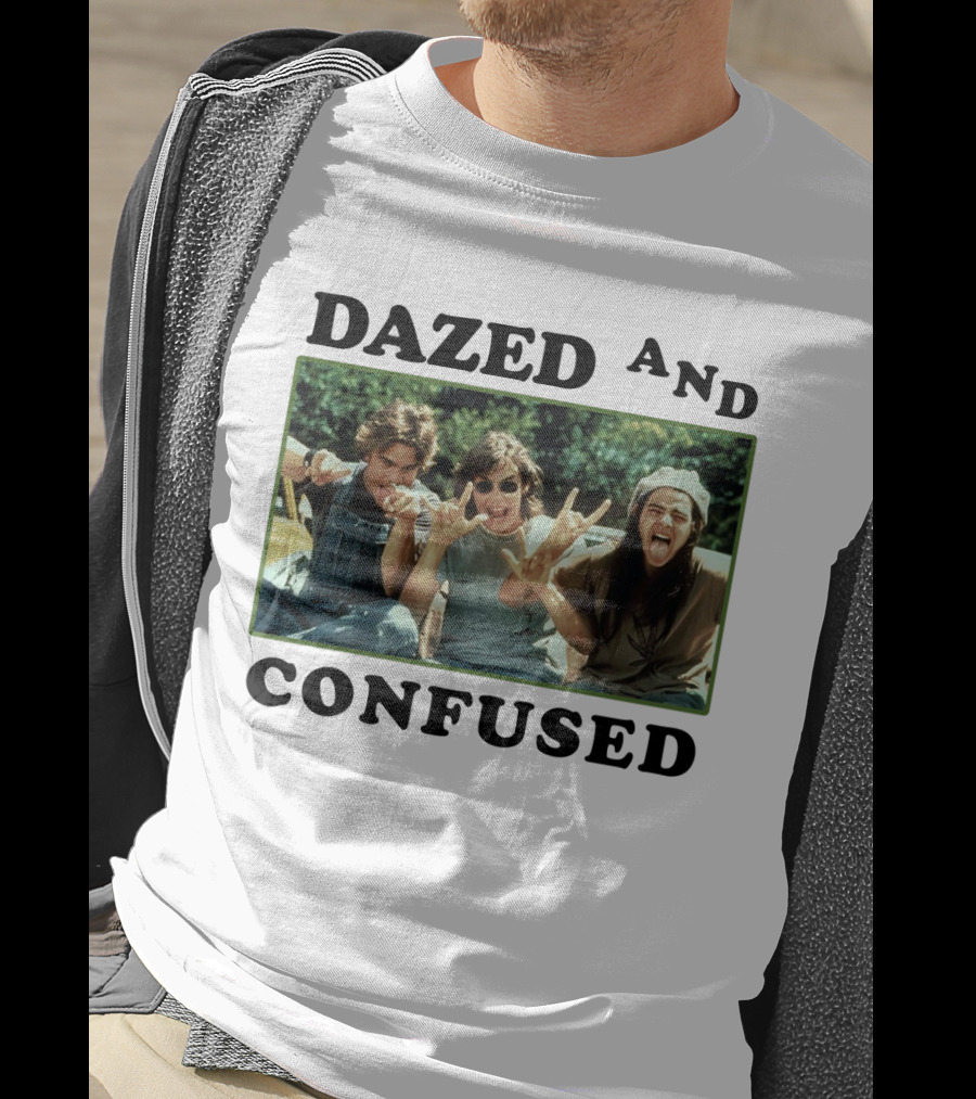 Dazed And Confused 1993 Movie Cast Rock Hands Scene T-Shirt