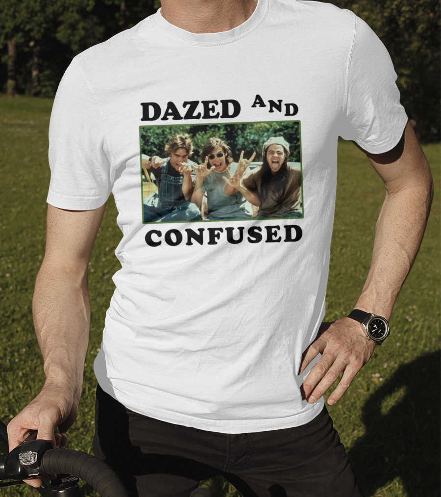 Dazed And Confused 1993 Movie Cast Rock Hands Scene T-Shirt