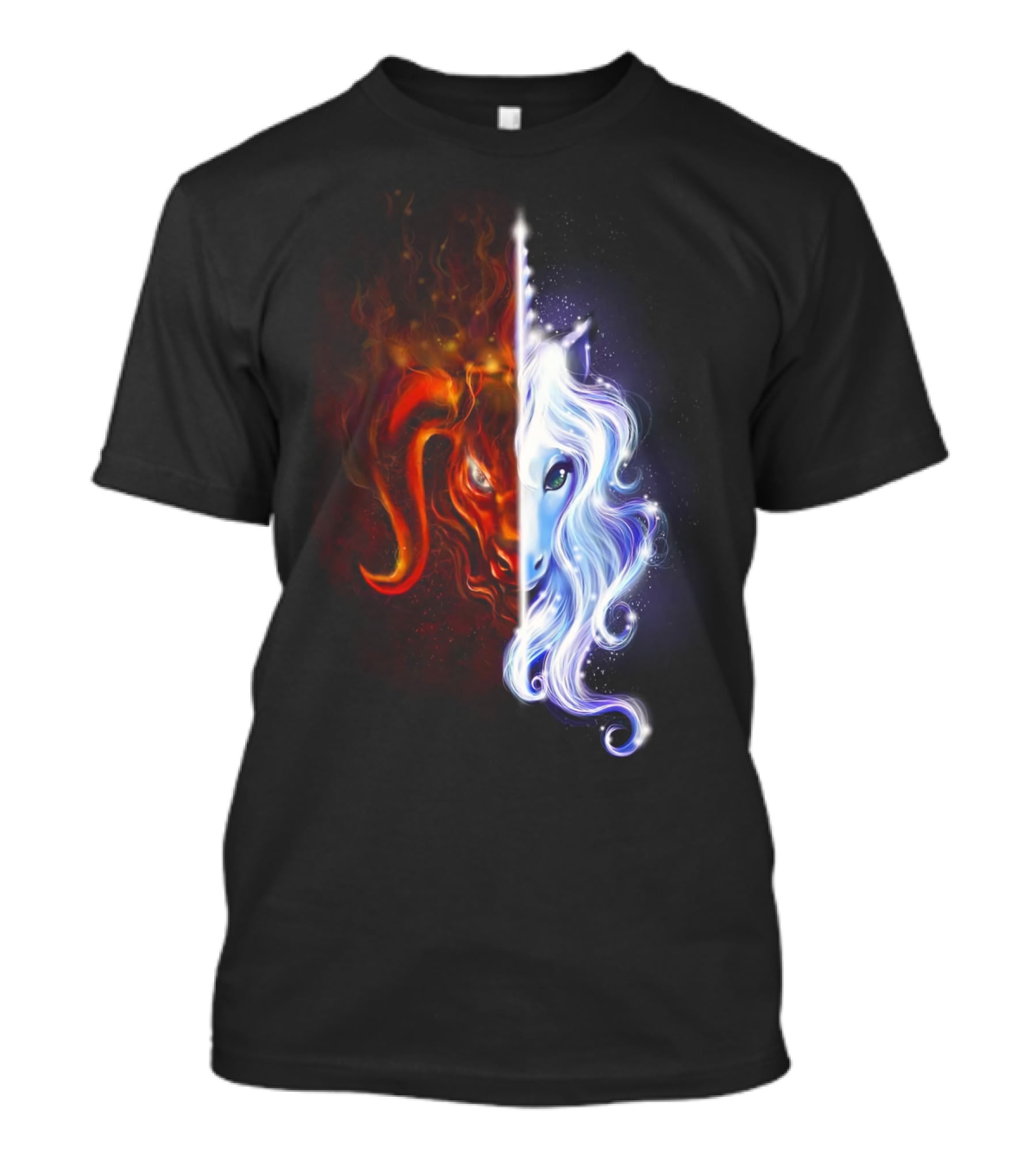 The Last Unicorn Duality Of Fire And Ice T-Shirt