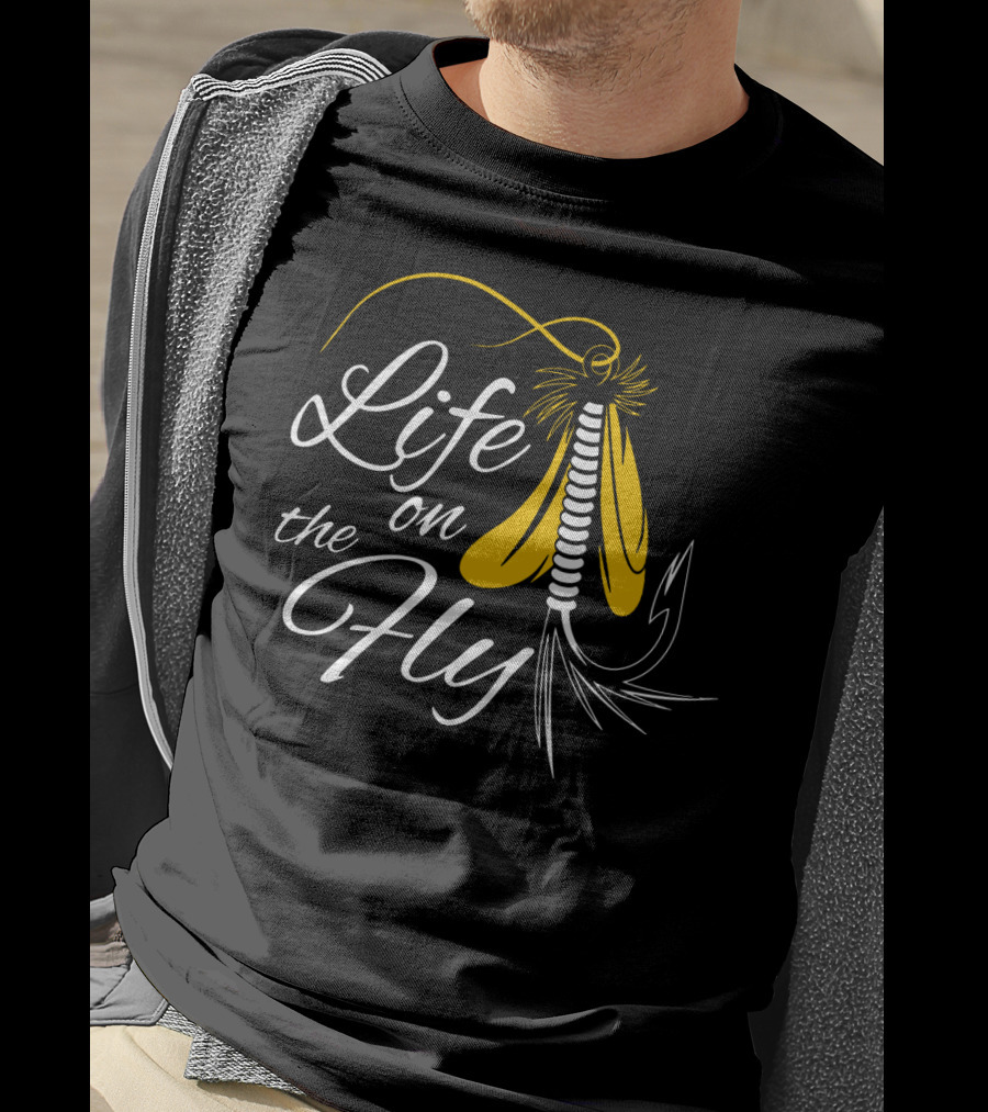 Life On The Fly Fishing Lure Adventure T-Shirt