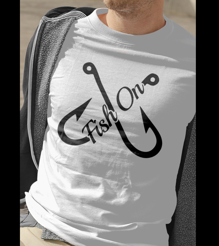 Fish On Hook Crossing T-Shirt
