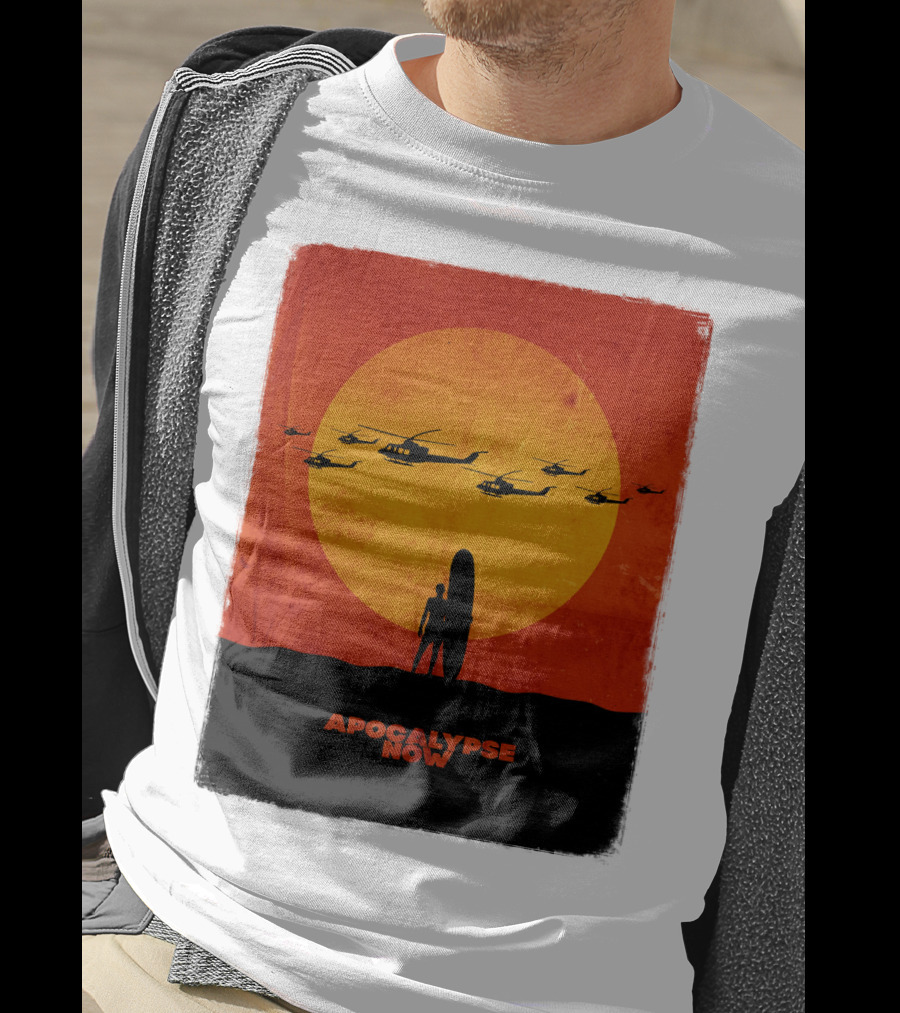 Apocalypse Now Helicopter Sunset Scene T-Shirt