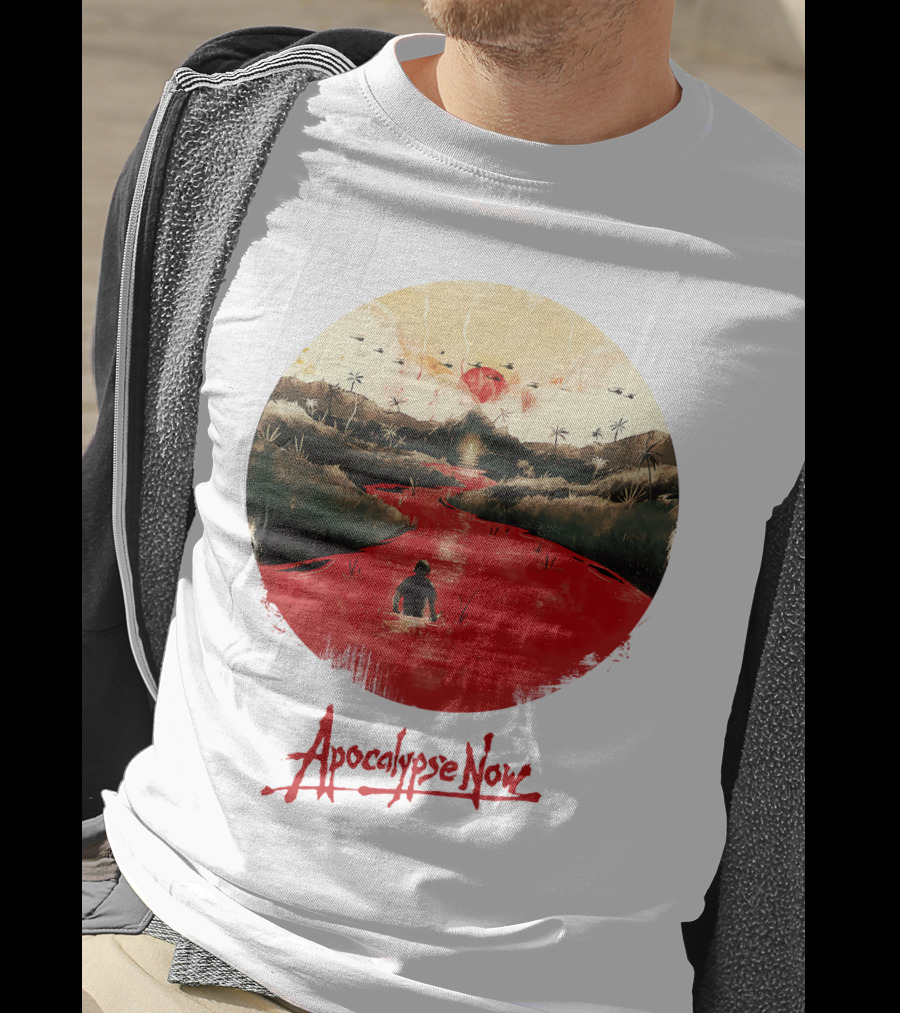 15 Helicopters Jungle River Apocalypse Now T-Shirt