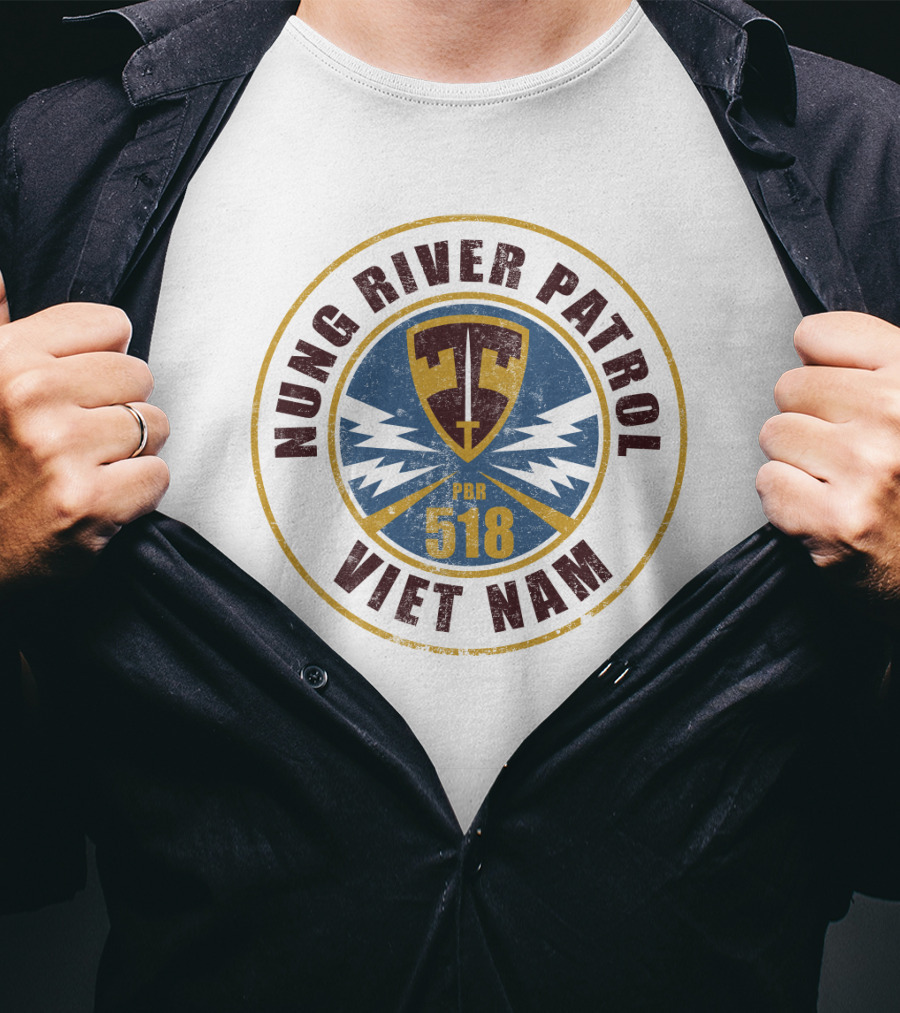 Nung River Patrol Viet Nam PBR 518 Apocalypse Now T-Shirt