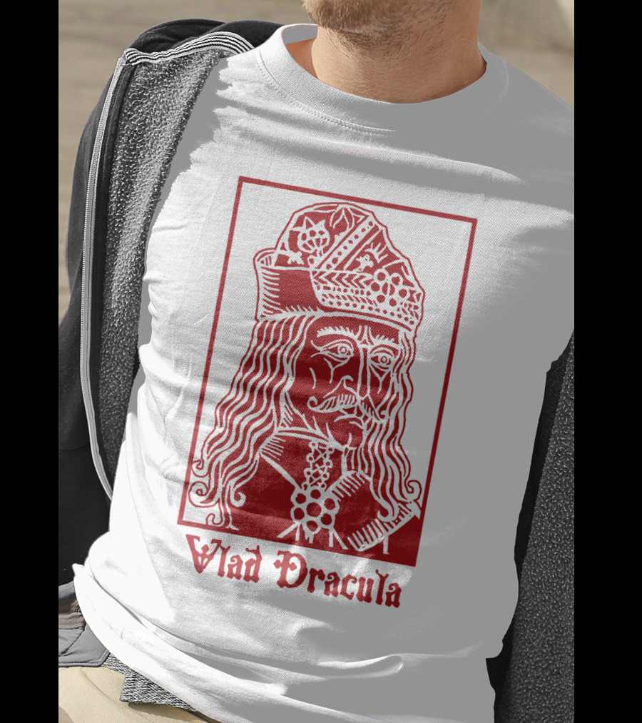 Vlad Dracula Vampire Icon Gothic T-Shirt
