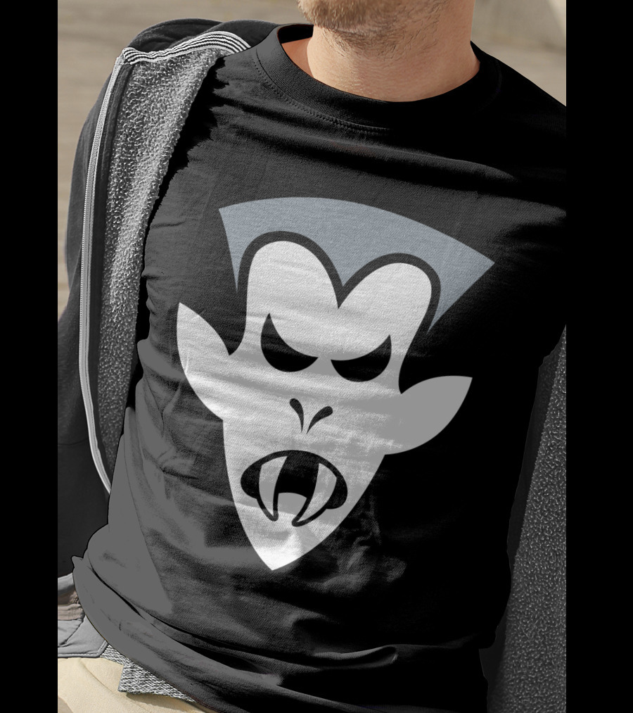 Halloween Angry Vampire Face T-Shirt