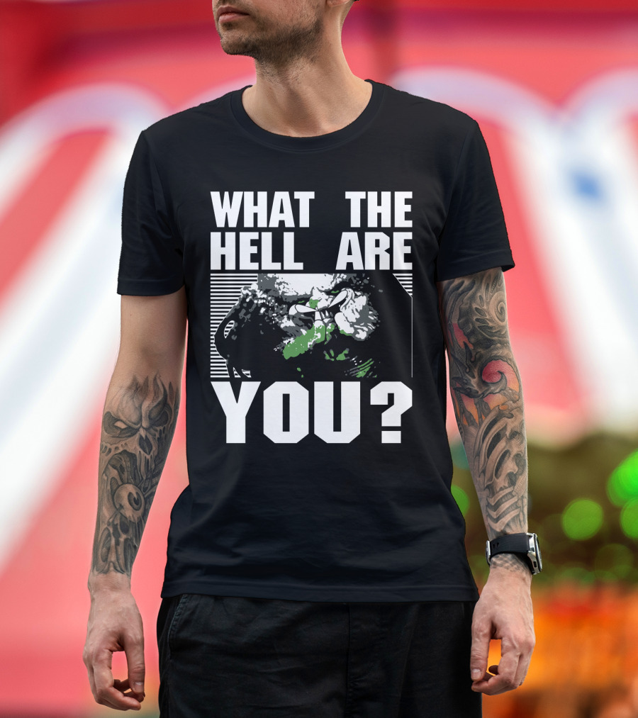 Predator Alien What The Hell Are You? T-Shirt