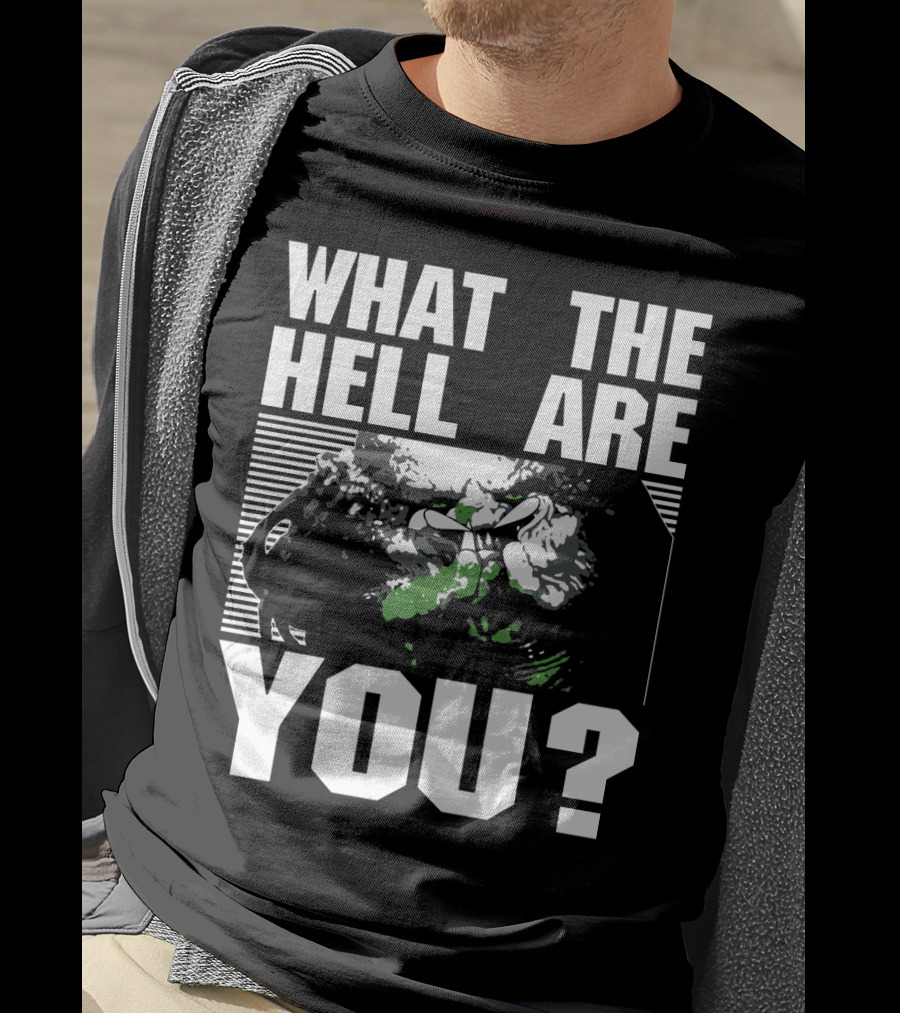 Predator Alien What The Hell Are You? T-Shirt