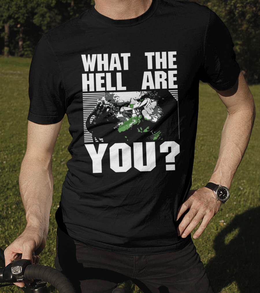 Predator Alien What The Hell Are You? T-Shirt