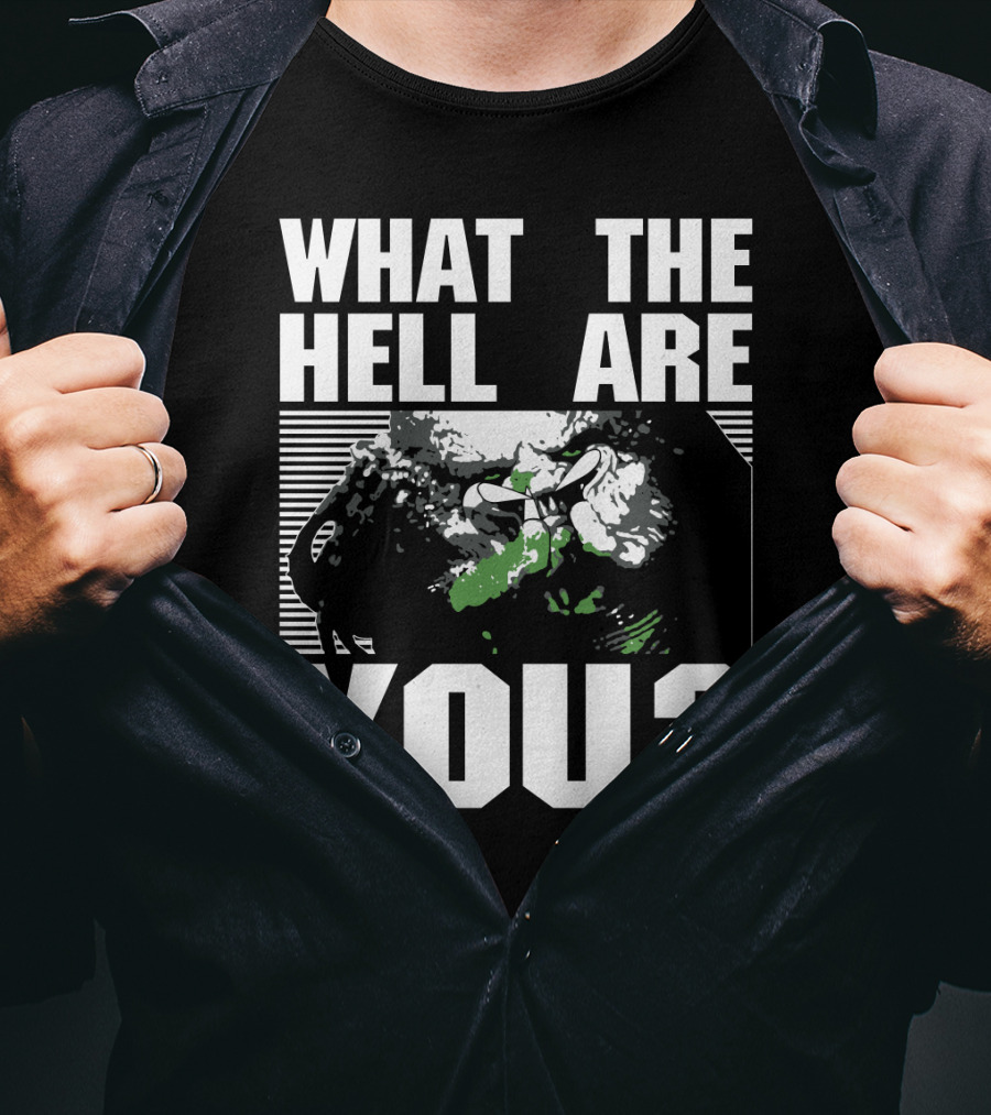 Predator Alien What The Hell Are You? T-Shirt