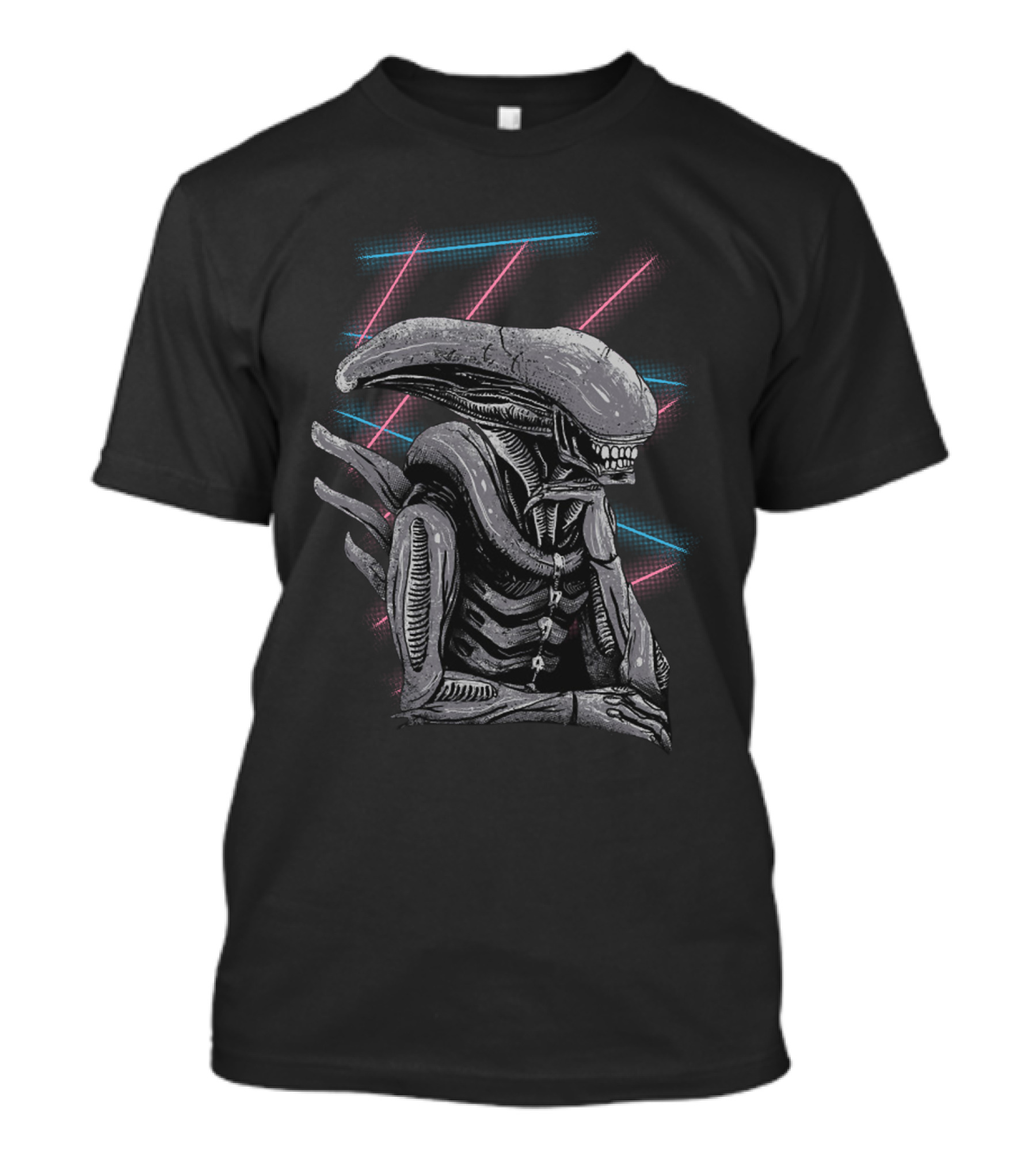 Alien Class Of '86 Retro Neon Vibes T-Shirt