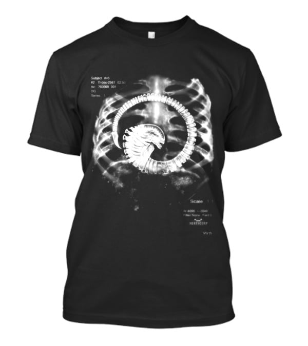 Subject #45 11-Dec-2567 X-Ray Alien Its A Baby Mirthcorp Series DG T-Shirt