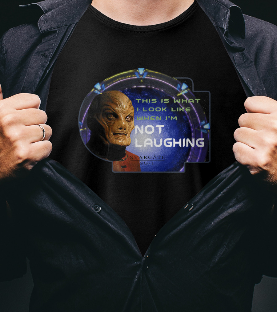Stargate SG-1 This Is What I Look Like When I'm Not Laughing T-Shirt