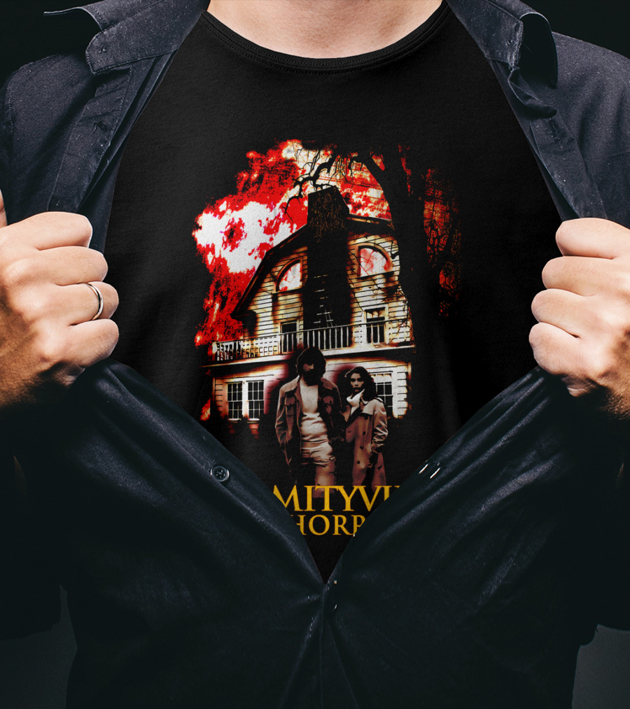 The Amityville Horror 1979 Haunted House Iconic Scene T-Shirt