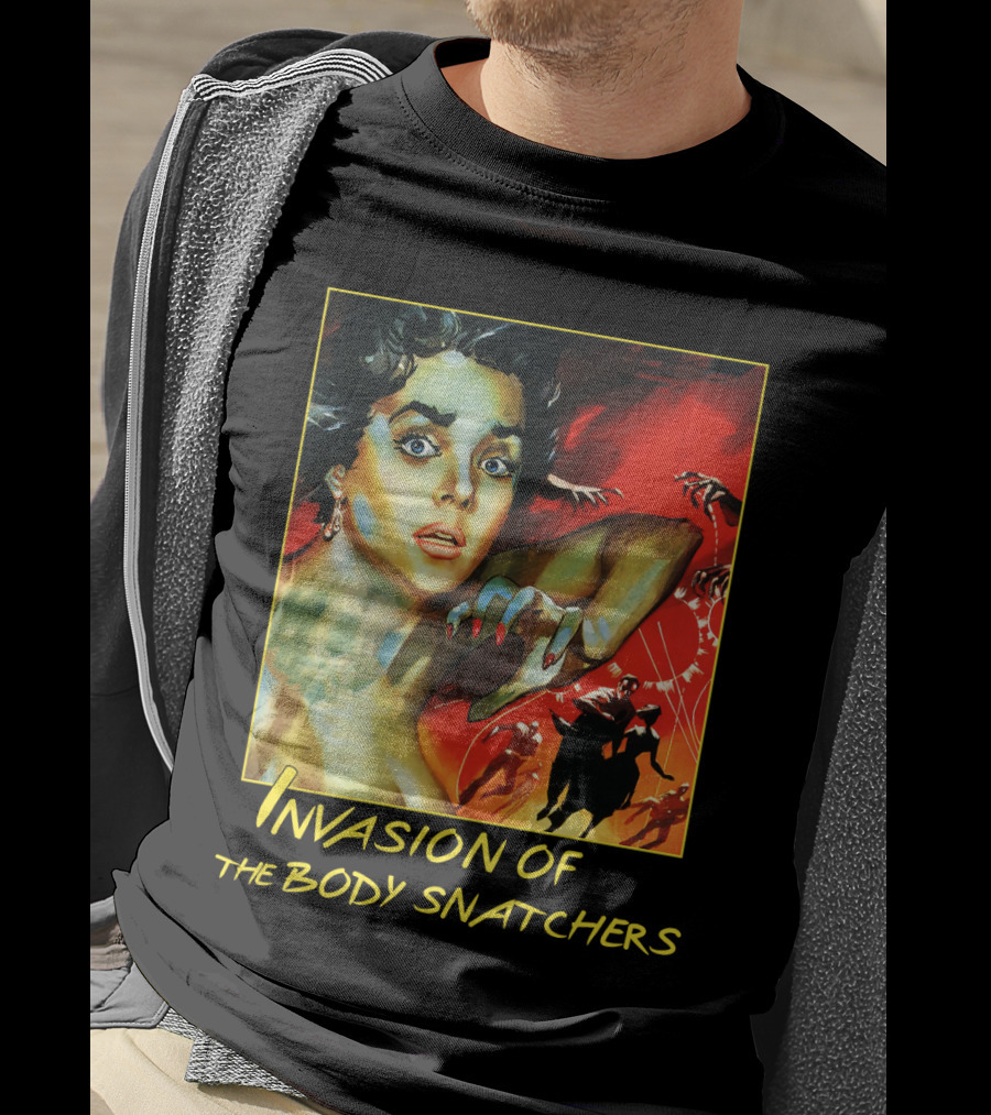 Invasion Of The Body Snatchers 1978 Classic Horror Movie Cover T-Shirt