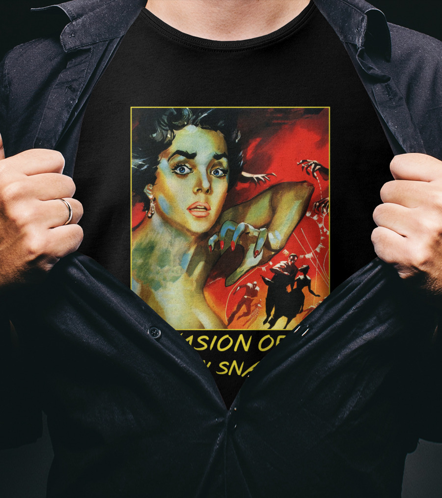 Invasion Of The Body Snatchers 1978 Classic Horror Movie Cover T-Shirt