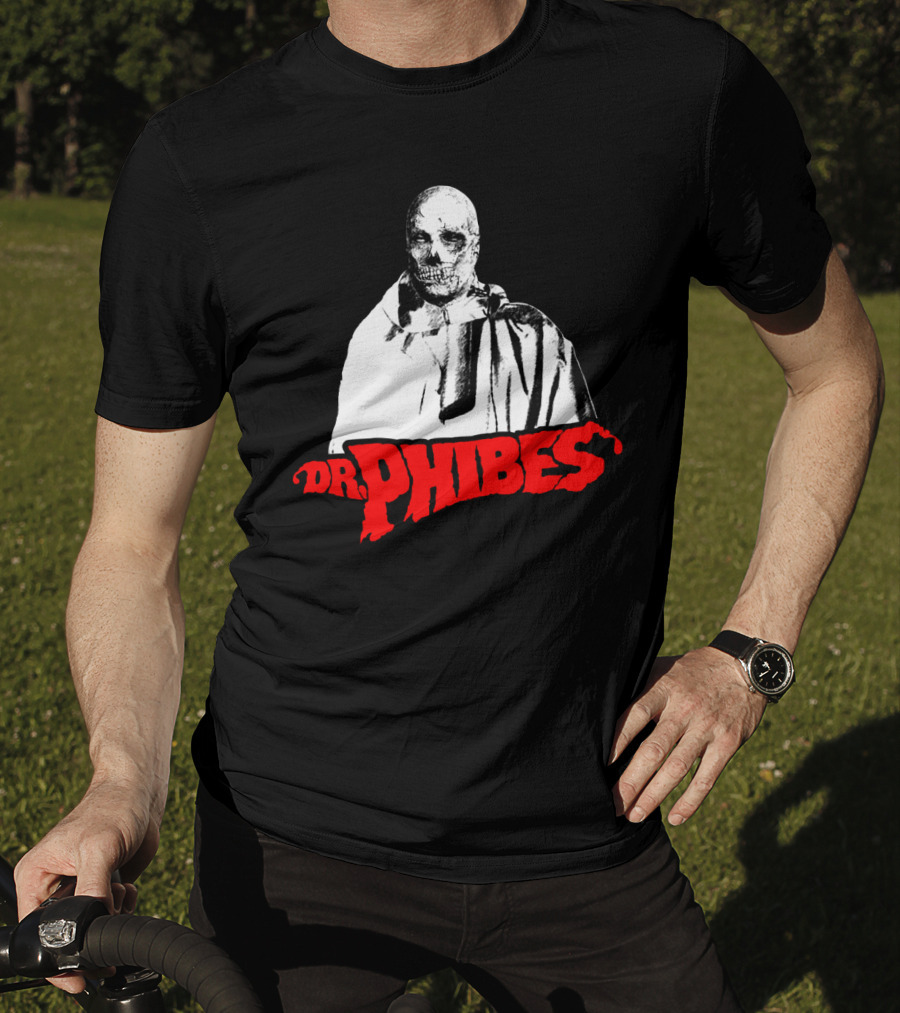 Dr. Phibes Skull Cloak T-Shirt