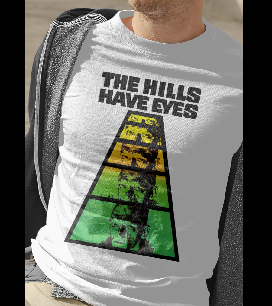 The Hills Have Eyes Retro 1977 Pyramid Faces T-Shirt
