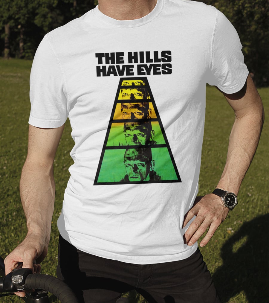 The Hills Have Eyes Retro 1977 Pyramid Faces T-Shirt