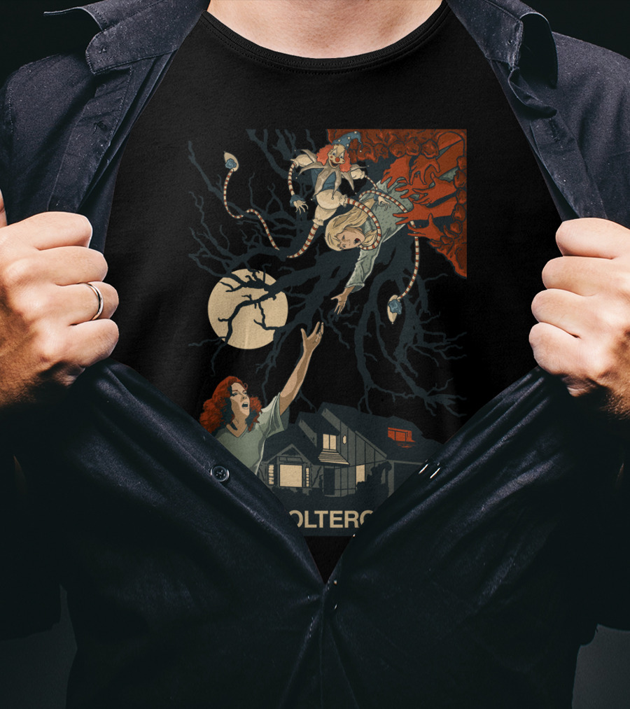 Poltergeist II The Other Side 1986 Moonlit Horror Escape T-Shirt