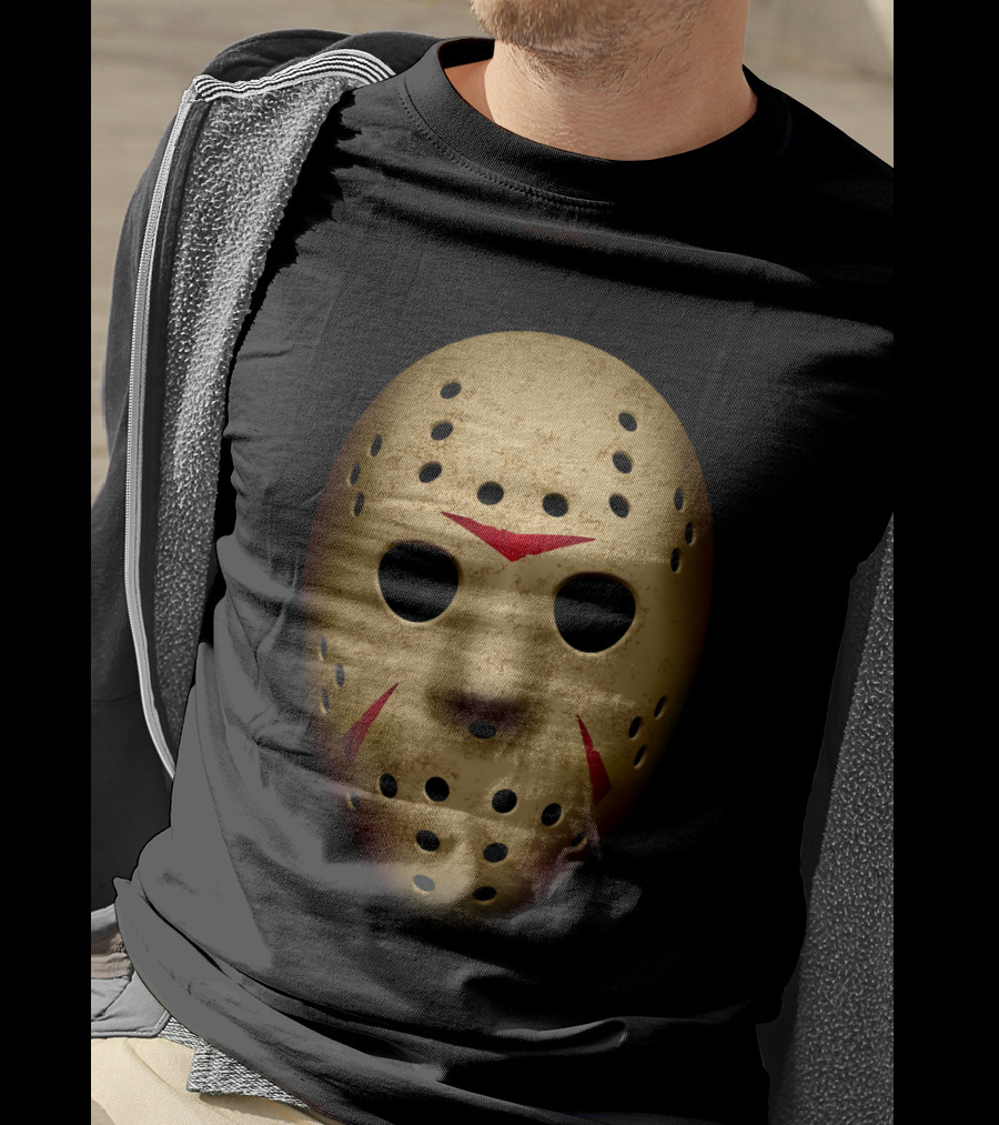 Jason Mask Friday The 13th Hockey Horror T-Shirt