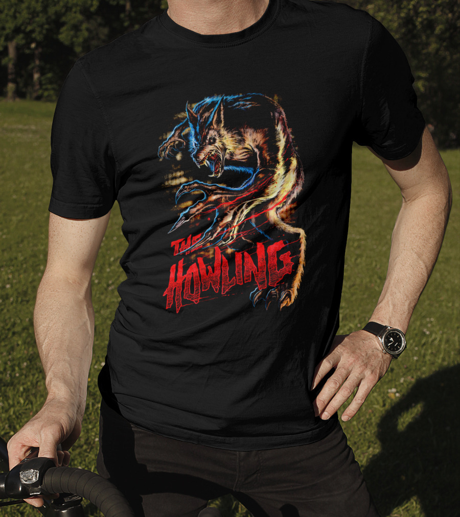 The Howling Werewolf Creature Retro Horror T-Shirt