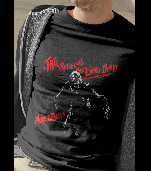 The Return Of The Living Dead More Brains Zombie T-Shirt