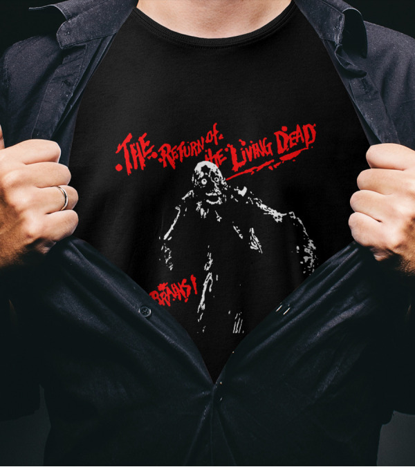 The Return Of The Living Dead More Brains Zombie T-Shirt