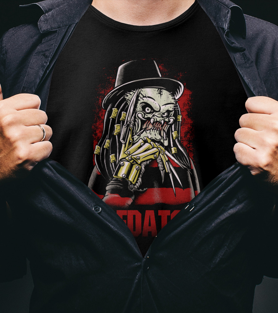 Freddy Krueger Predator Mashup FREDATOR T-Shirt