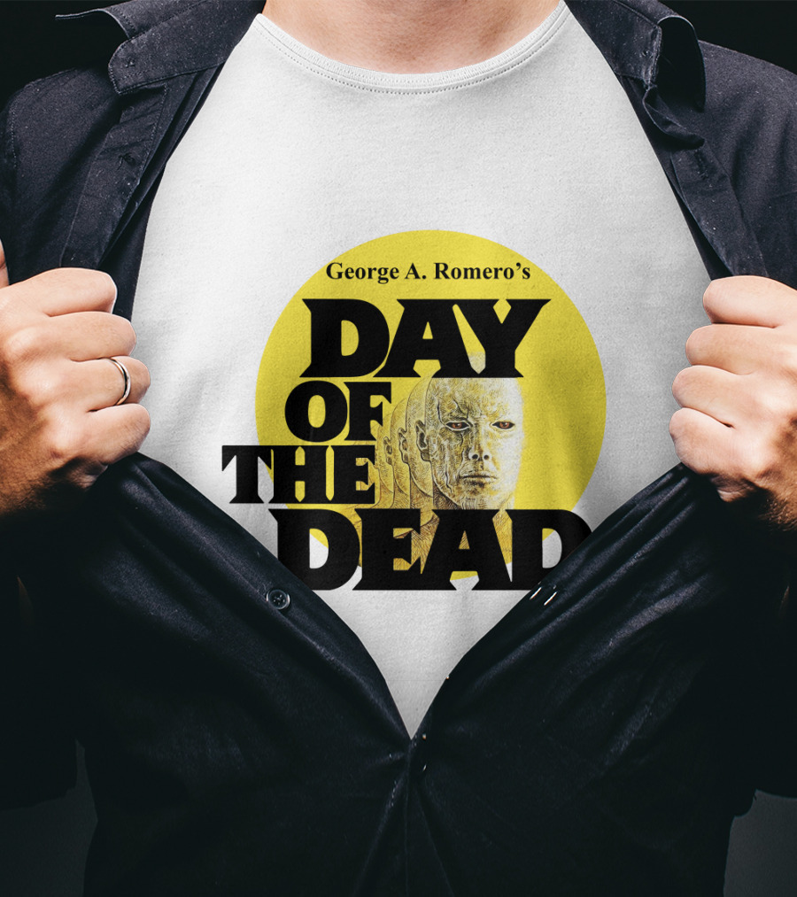 George A. Romero's Day Of The Dead Zombie Horror Movie T-Shirt