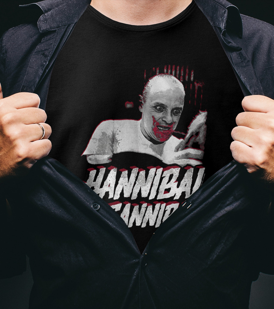 Hannibal The Cannibal Silence Of The Lambs Horror T-Shirt