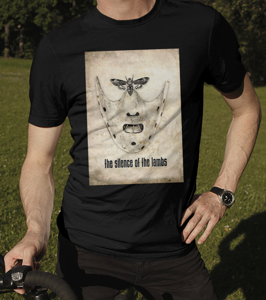 The Silence Of The Lambs Hannibal Lecter Mask With Death's-Head Hawkmoth T-Shirt