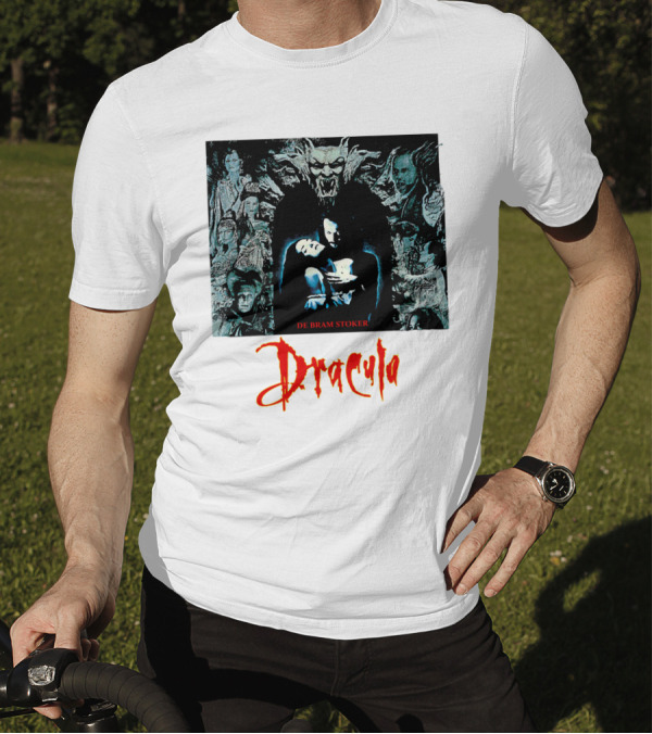 Dracula De Bram Stoker Vampire Collage 1992 T-Shirt