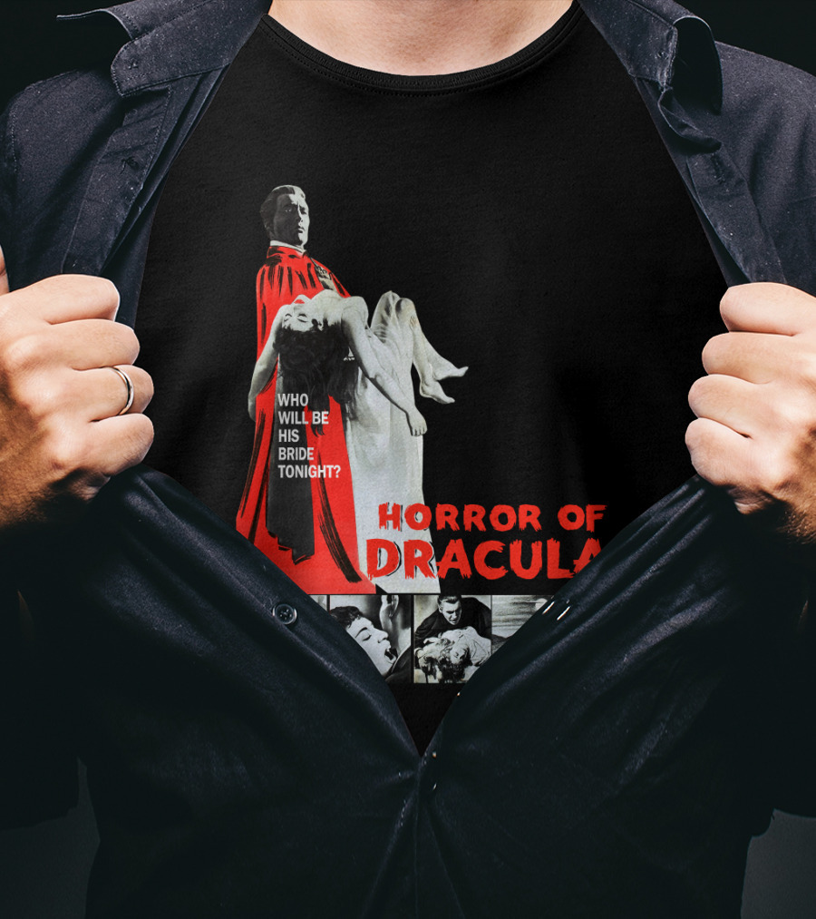 Horror Of Dracula Who Will Be His Bride Tonight T-Shirt