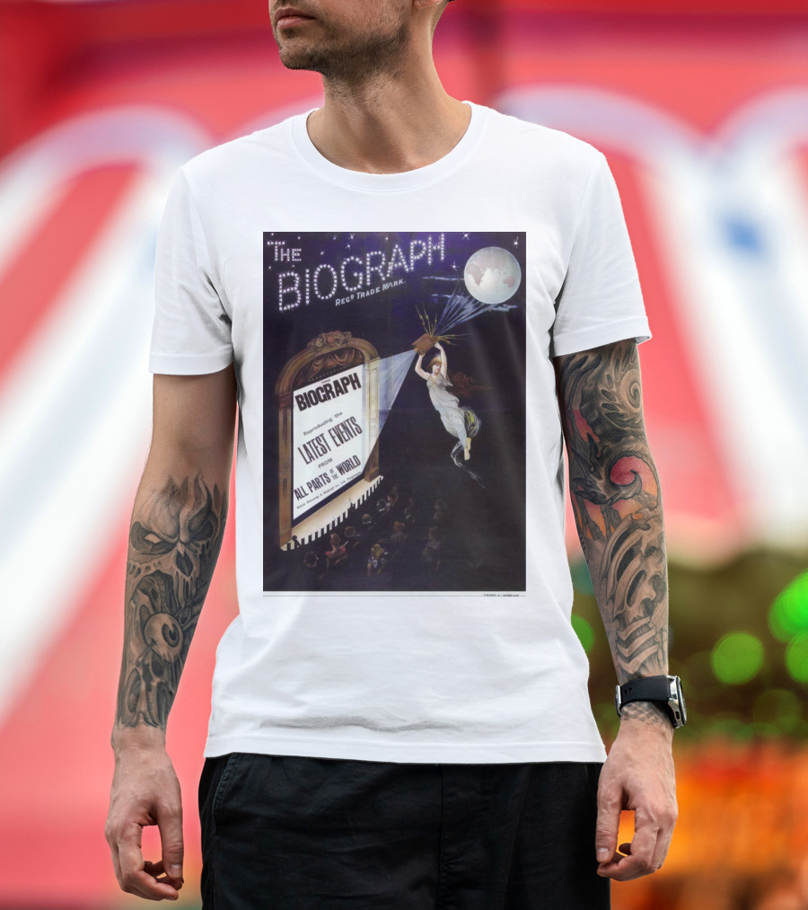 The Biograph 1910 Reg Trade Mark Biograph Presenting Latest Events From All Parts of the World T-Shirt