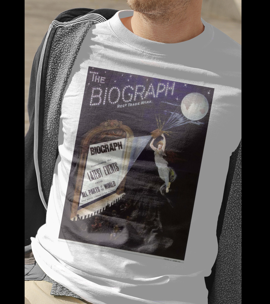 The Biograph 1910 Reg Trade Mark Biograph Presenting Latest Events From All Parts Of The World T-Shirt