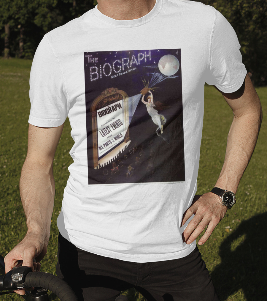 The Biograph 1910 Reg Trade Mark Biograph Presenting Latest Events From All Parts Of The World T-Shirt