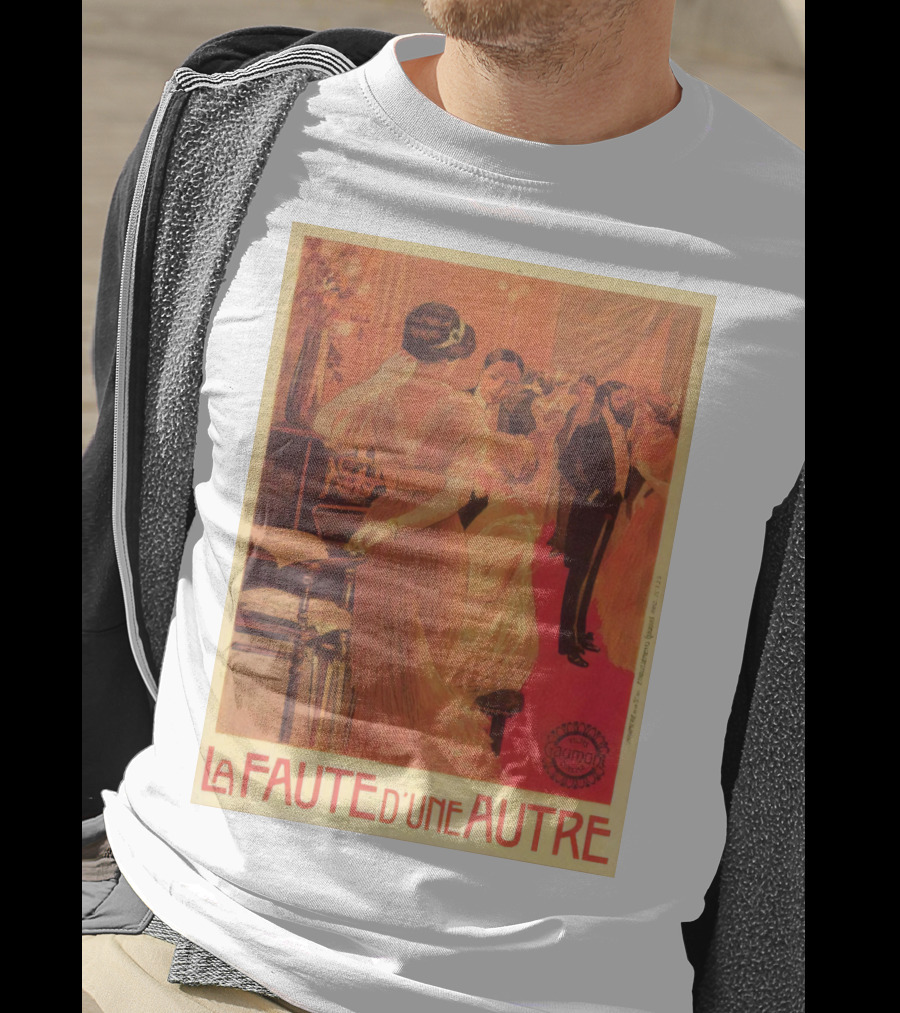 La Faute D'un Autre 1910 Elegant Ballroom Scene Bourgeois Society Vintage T-Shirt