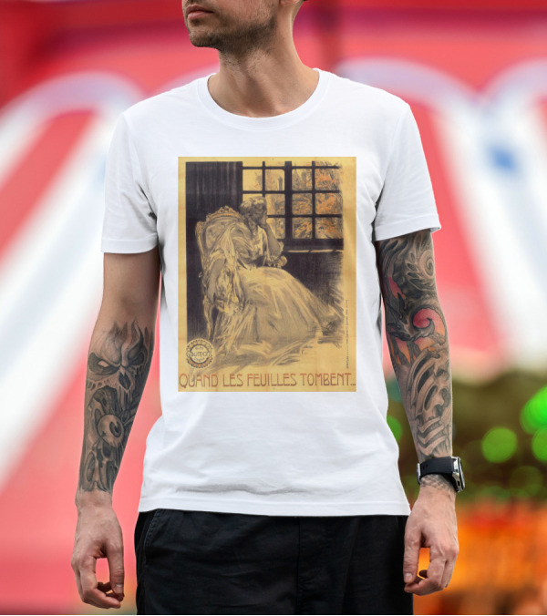 Premium T-Shirt: QUAND LES FEUILLES TOMBENT GAUMONT 1911 T-Shirt QUAND LES FEUILLES TOMBENT GAUMONT 1911 T-Shirt