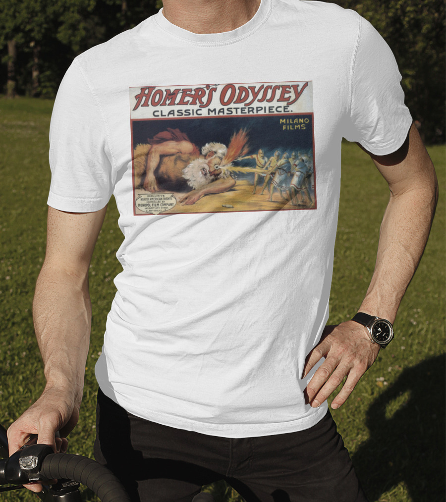Homer's Odyssey Classic Masterpiece Milano Films Exclusive North American Rights Monopol Film Company T-Shirt