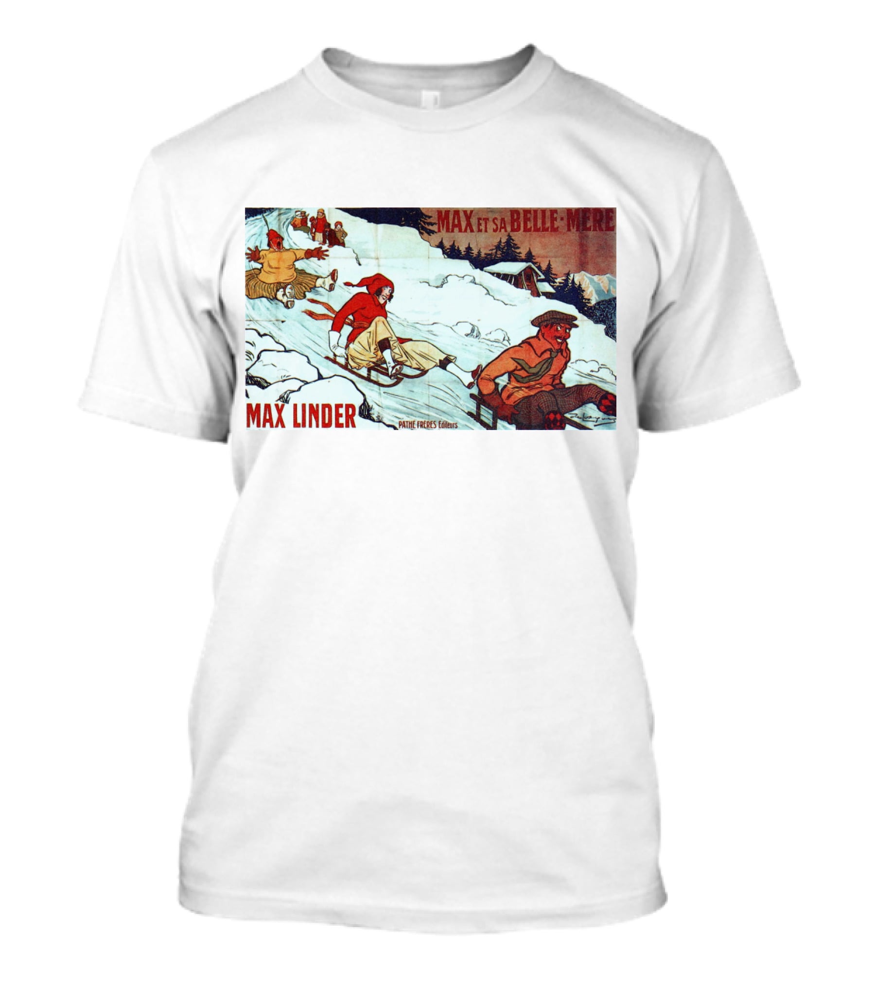 Max Et Sa Belle-Mère Max Linder Pathé Frères 1911 T-Shirt