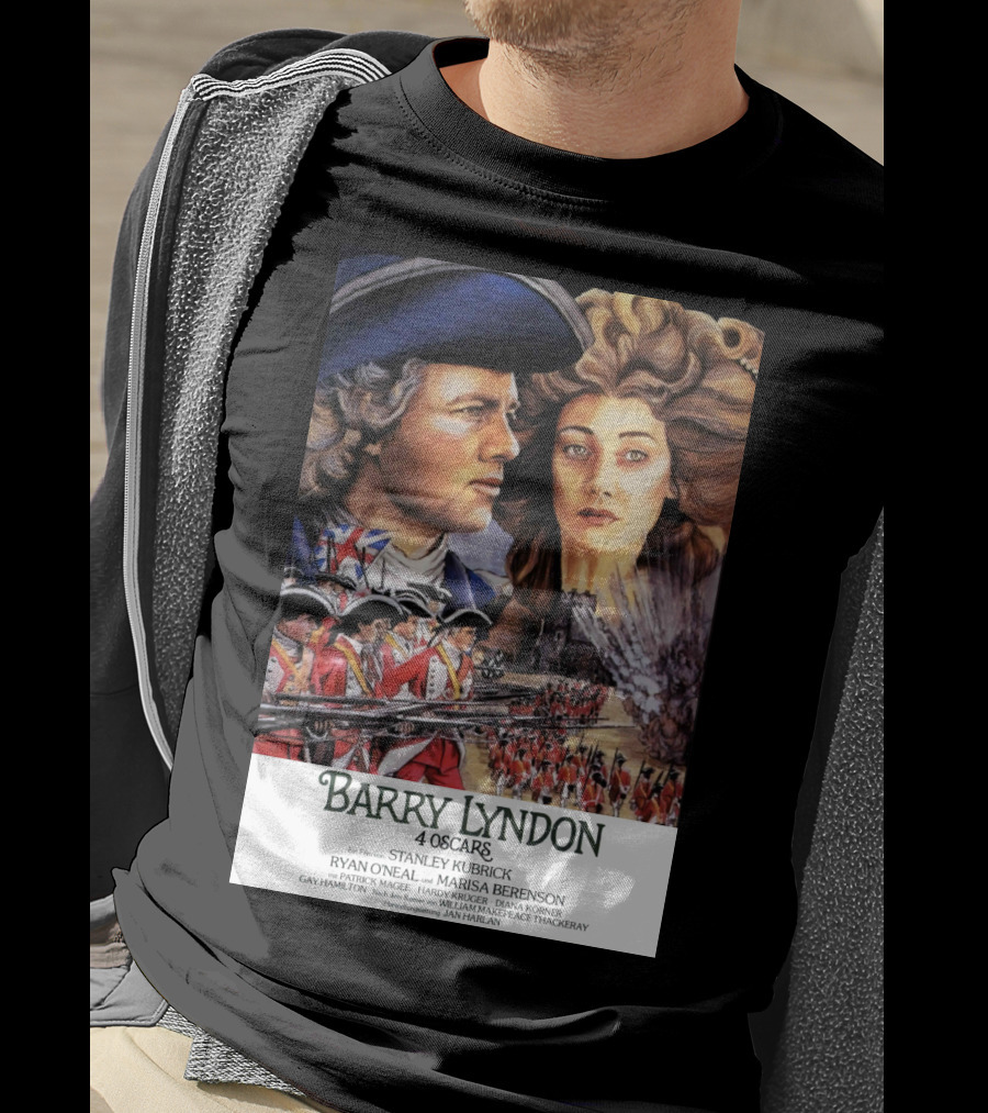 Barry Lyndon Stanley Kubrick 4 Oscars Ryan O'Neal Marisa Berenson T-Shirt
