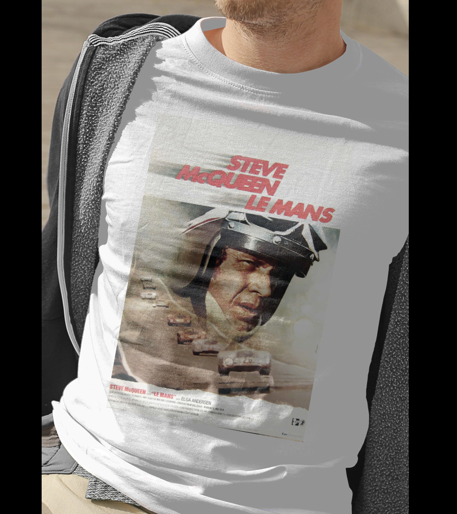 Steve McQueen Le Mans 1971 Racing Film T-Shirt