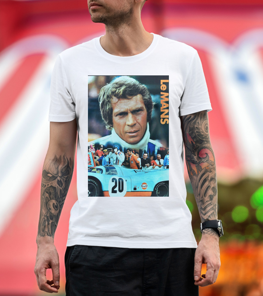 Le Mans 1971 Steve McQueen Gulf Racing 20 T-Shirt