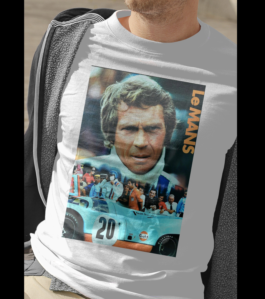 Le Mans 1971 Steve McQueen Gulf Racing 20 T-Shirt