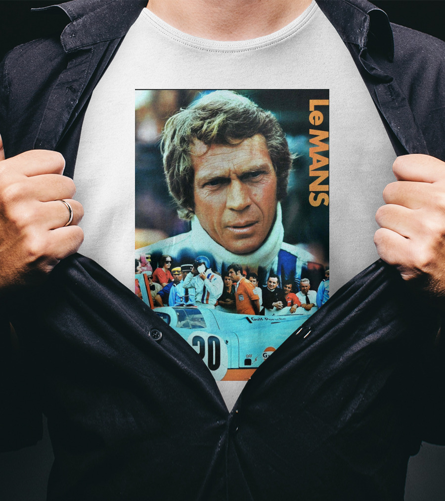 Le Mans 1971 Steve McQueen Gulf Racing 20 T-Shirt