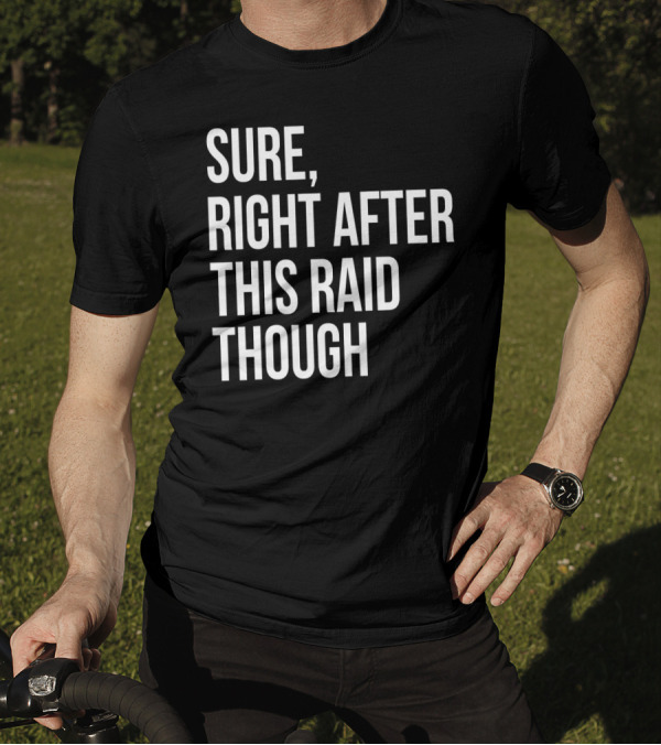 Sure Right After This Raid Though T-Shirt